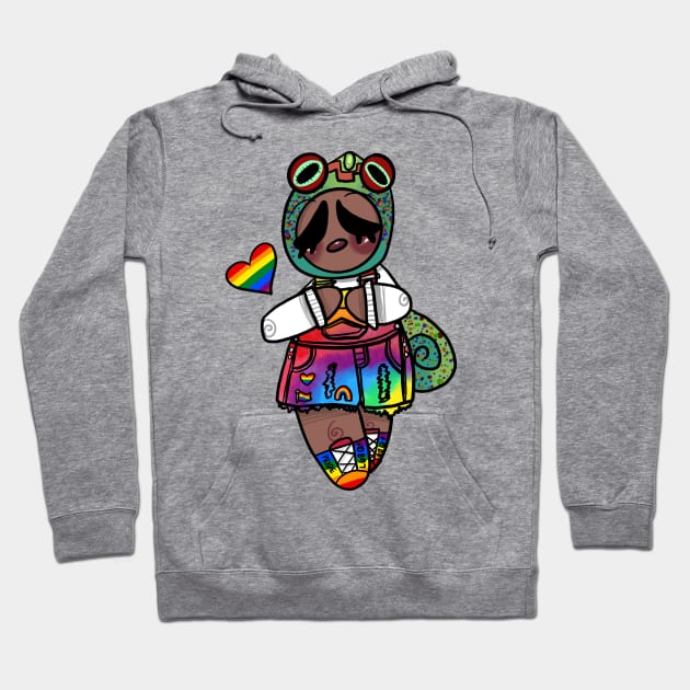 Lgbtq pride whoman Hoodie by Shard Art